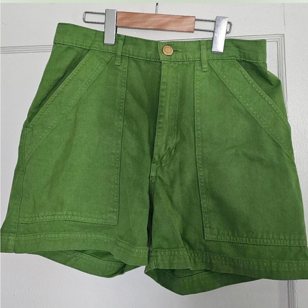 Big Bud Press Green Women's Work Shorts. Size M.